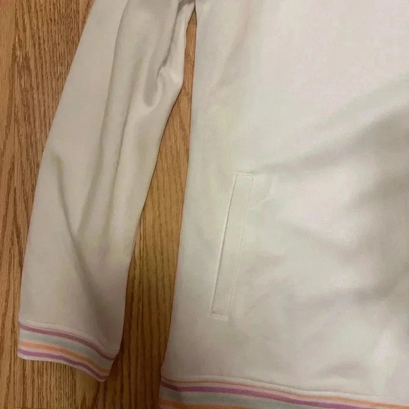 Pebble Beach White Full Zip Athletic Jacket Size Large - Picture 2 of 6
